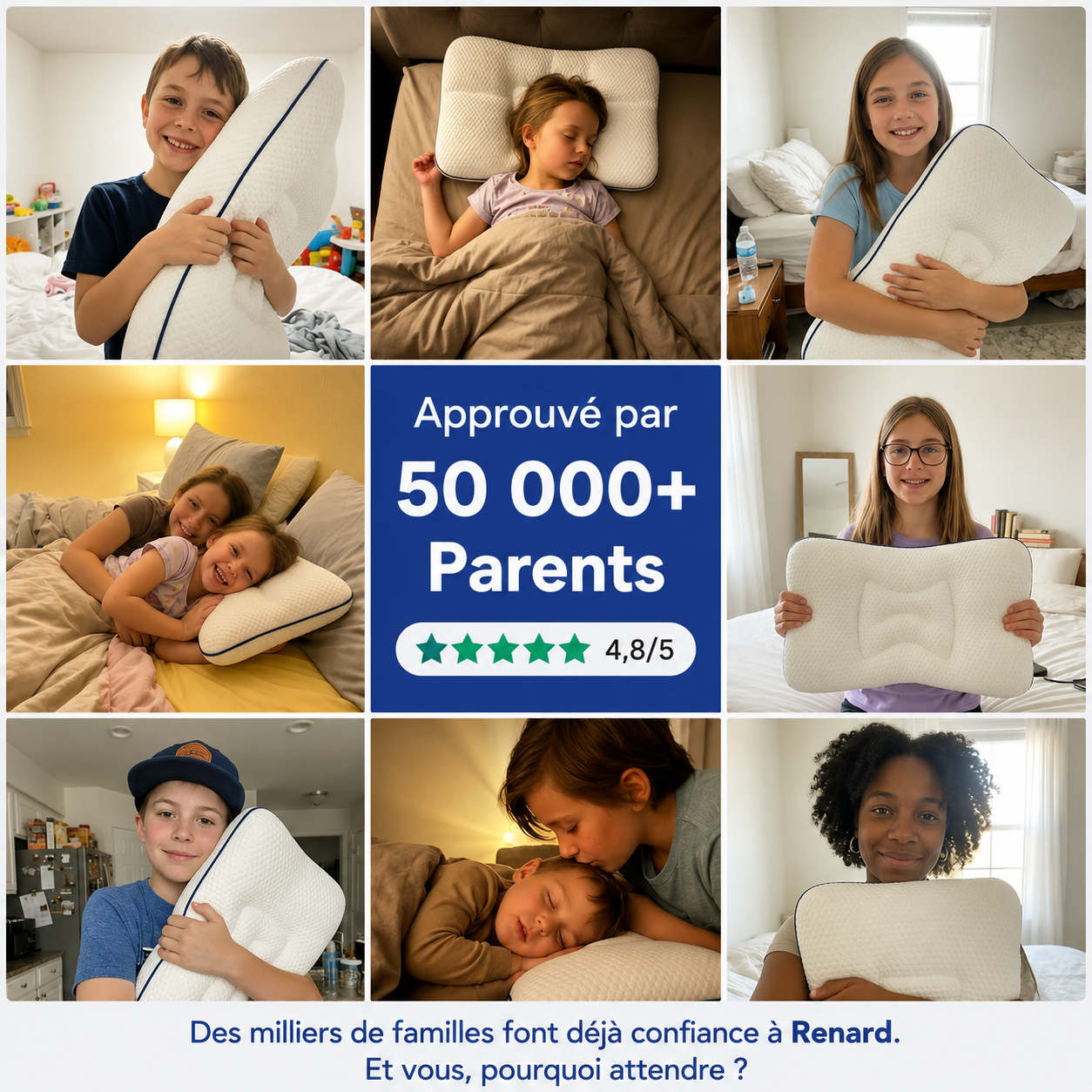 Renard | Oreiller Ergonomique Enfant